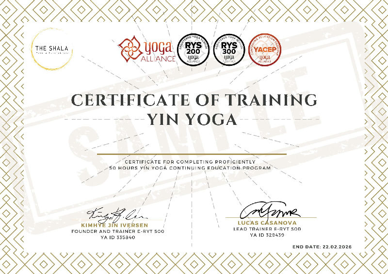 Official Yin Certification