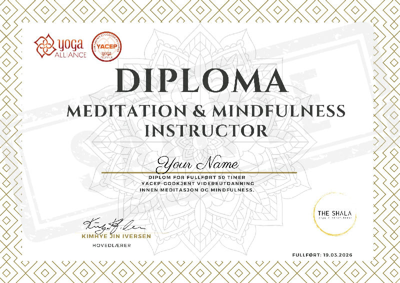 Official Instructor Certificate