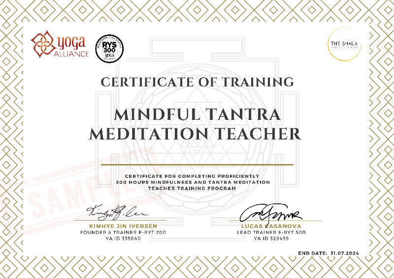 Certification of Completion